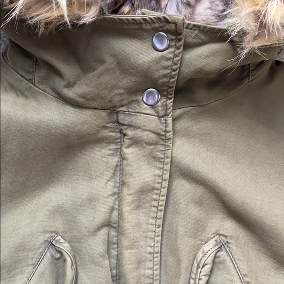 ZARA Faux Fur Lined Jacket - Picture 8 of 13